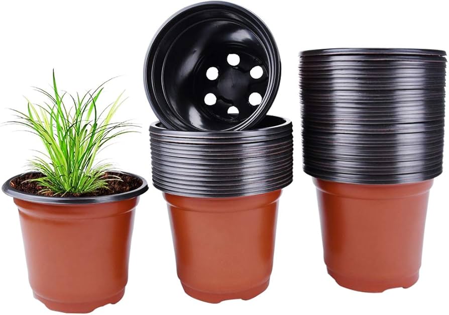 small plant pots plastic