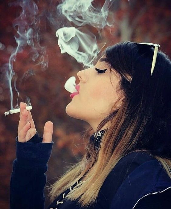 smoking girl profile pic