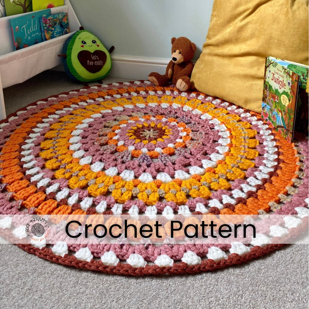 crochet floor mat pattern