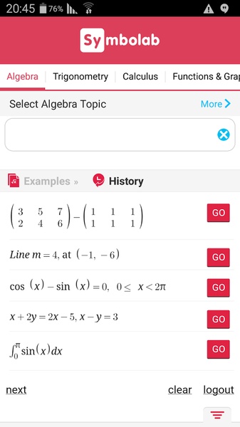 algebra symbolab