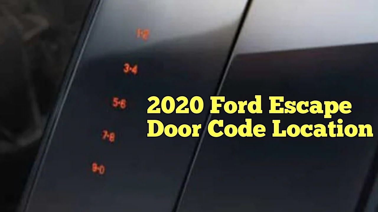 how to reset ford escape door code