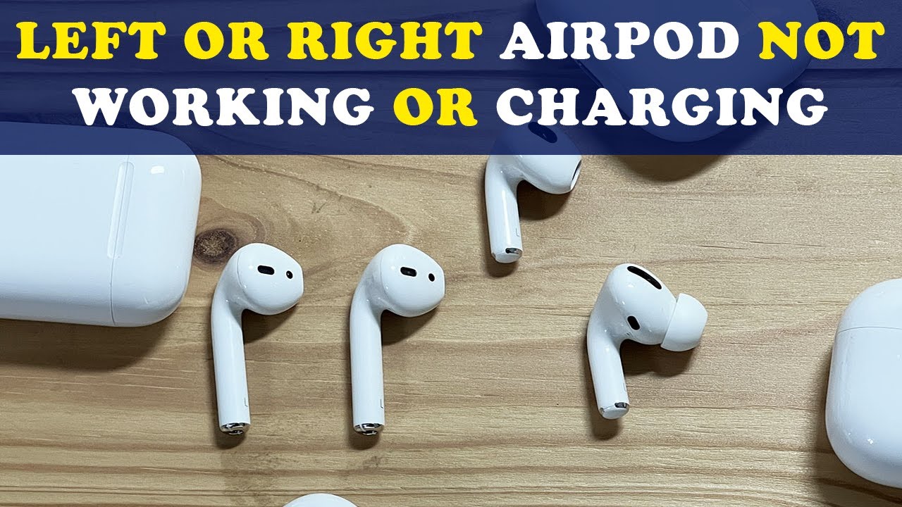 only right airpod working