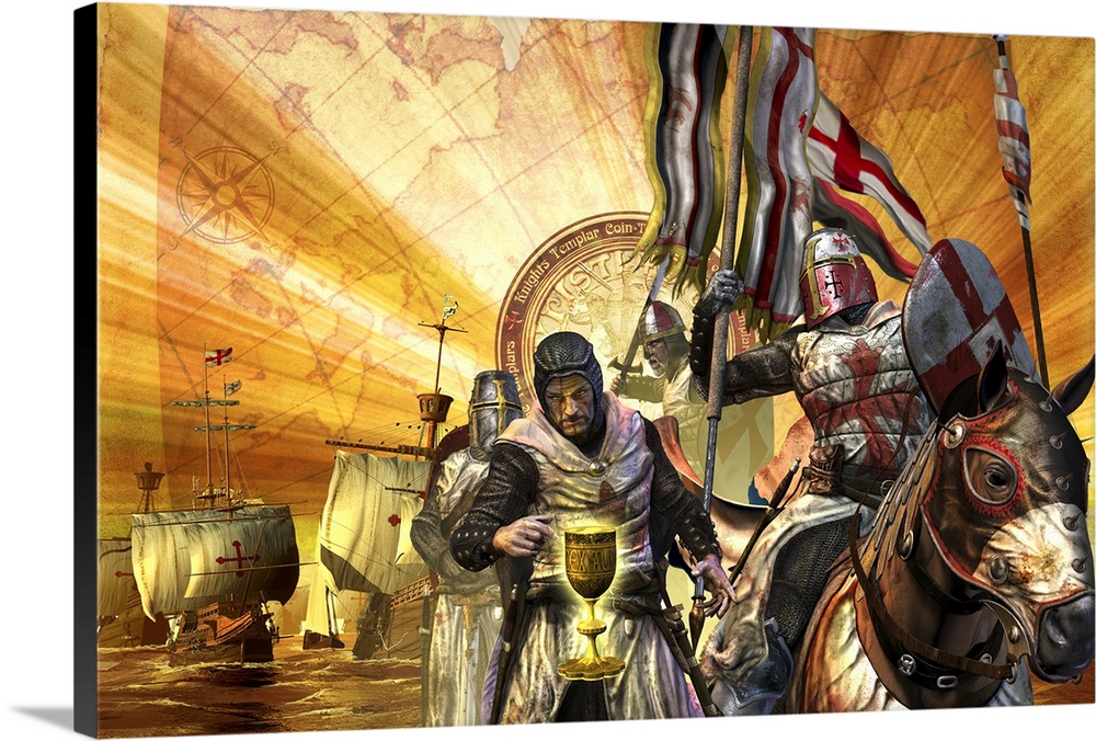 templar knight artwork