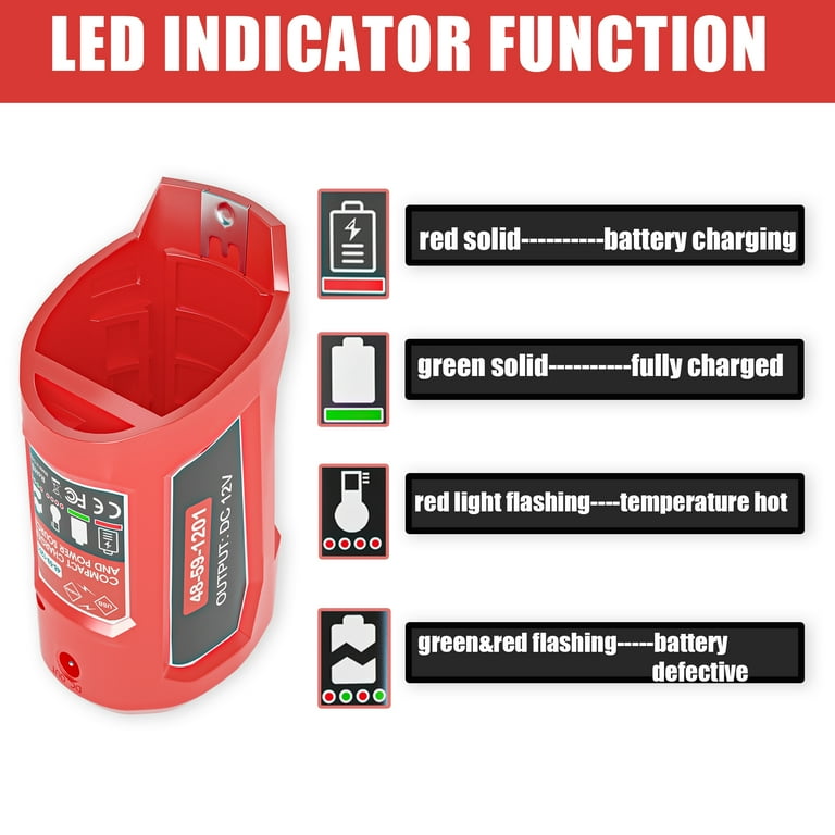 milwaukee m12 jacket battery adapter