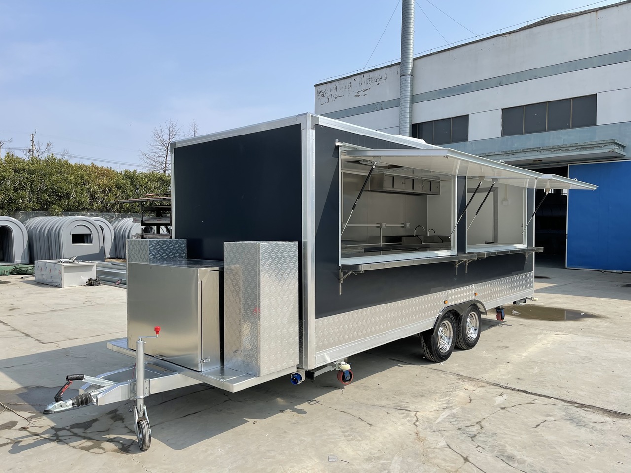 second hand food trailers sale