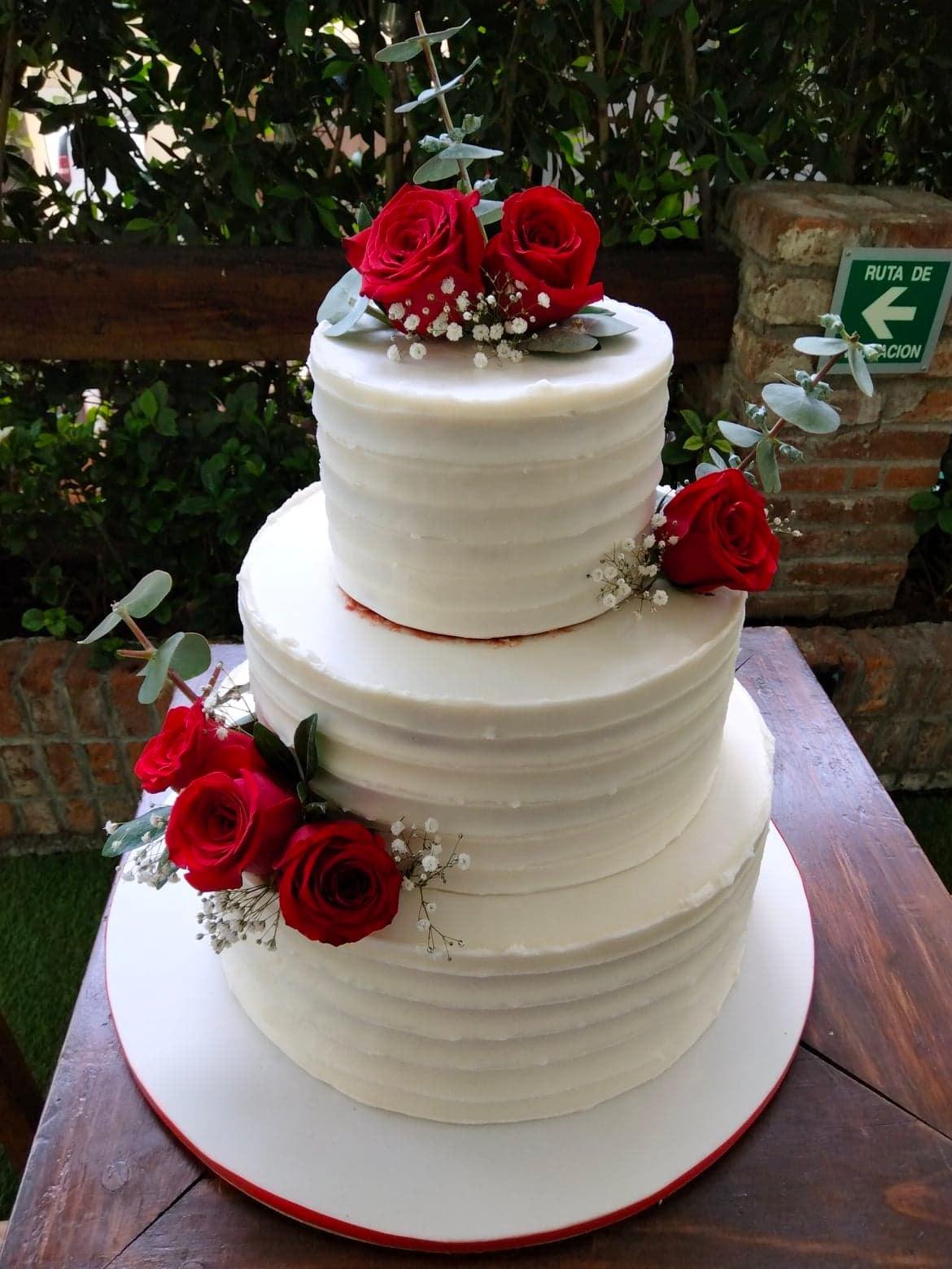 pasteles de boda sencillos