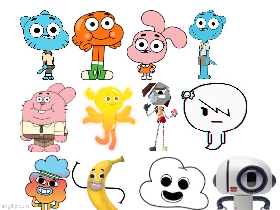 amazing world of gumball characters