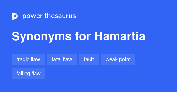 synonym for hamartia