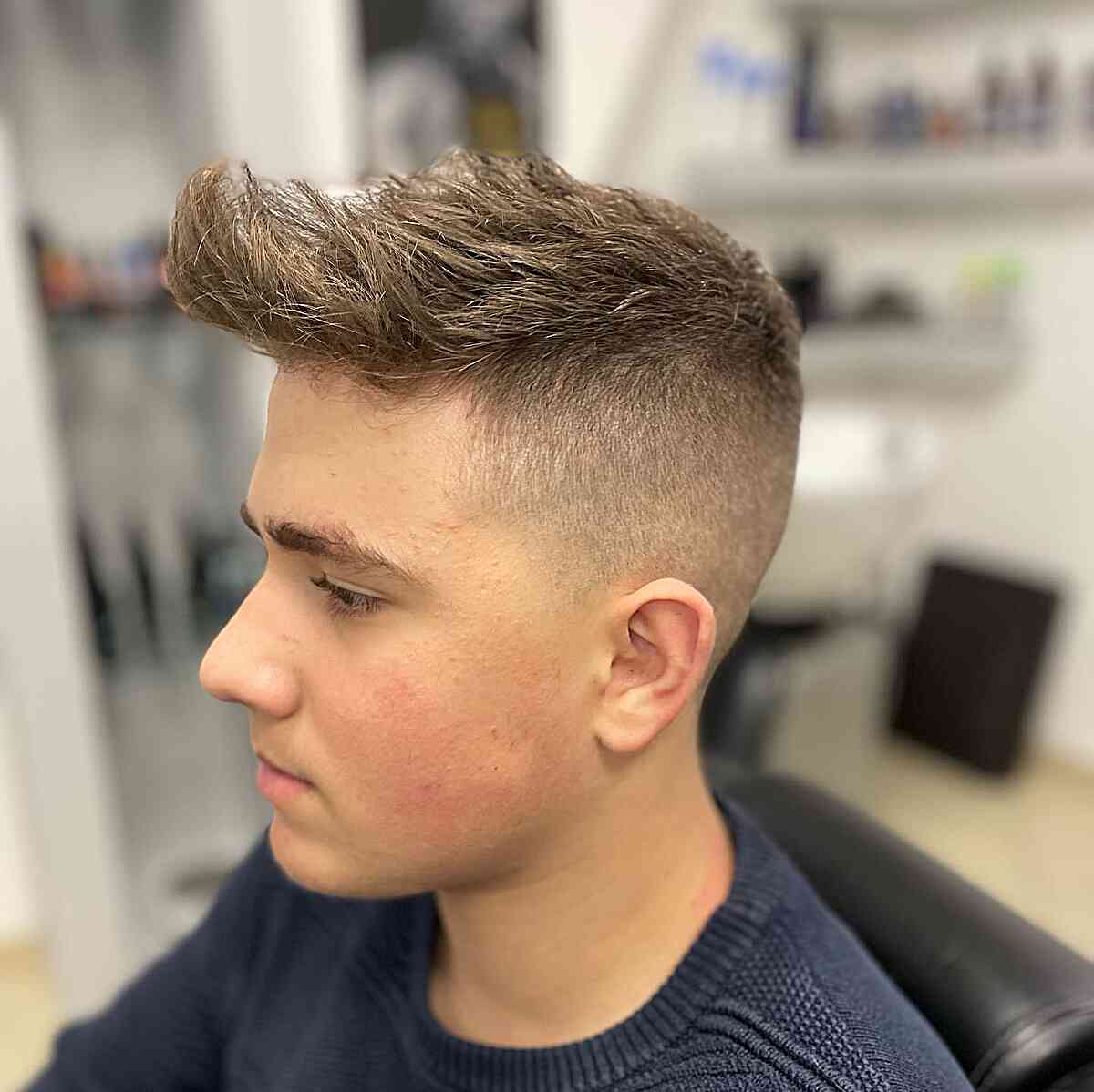 short fade side haircut