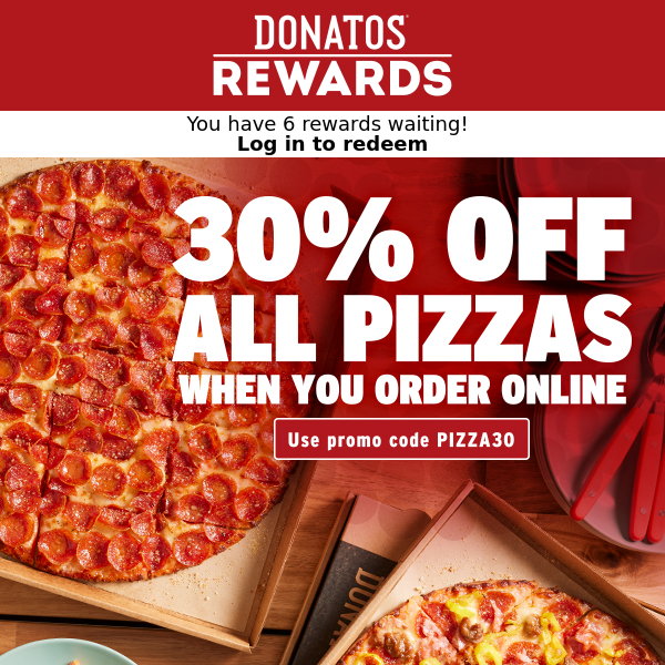 donatos promo code