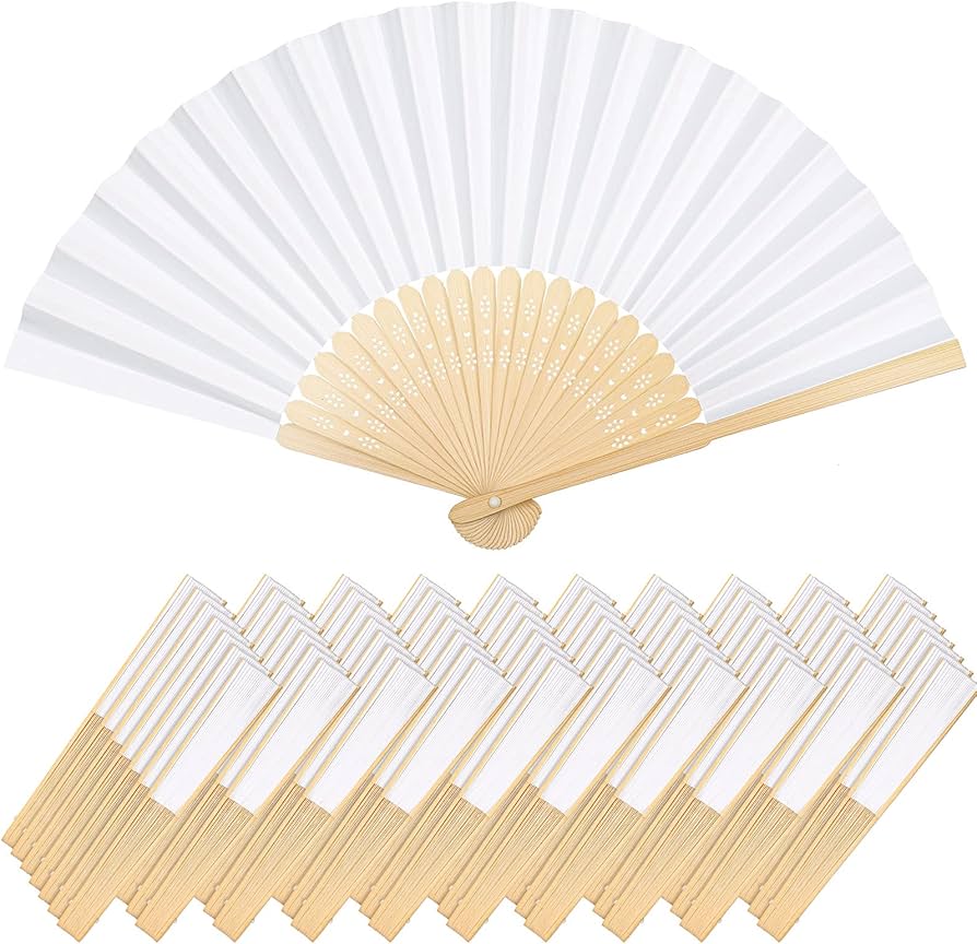 wedding folding fans