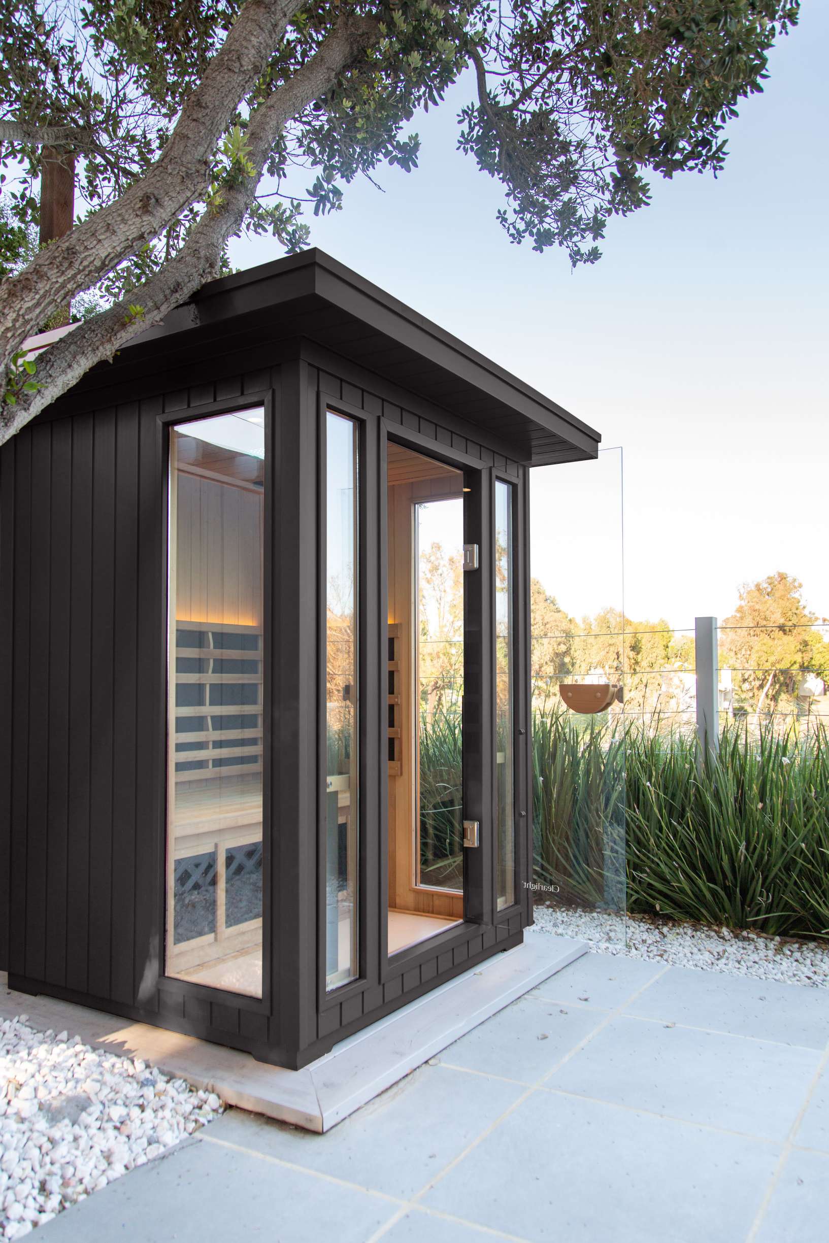 clearlight outdoor sauna