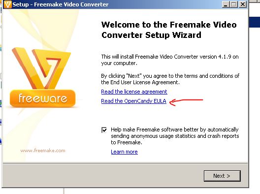 freemake video converter virus