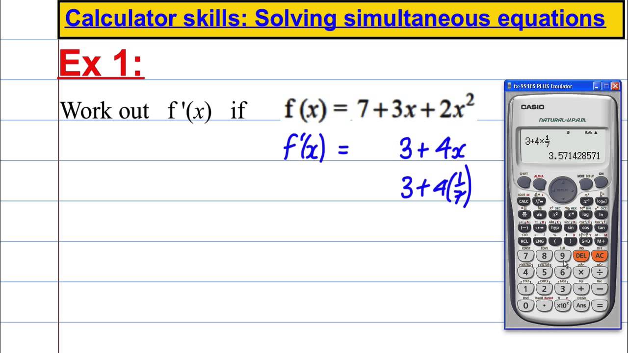 calculator differentiation