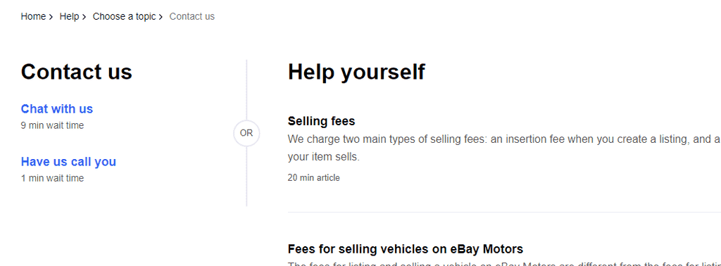 ebay request call back