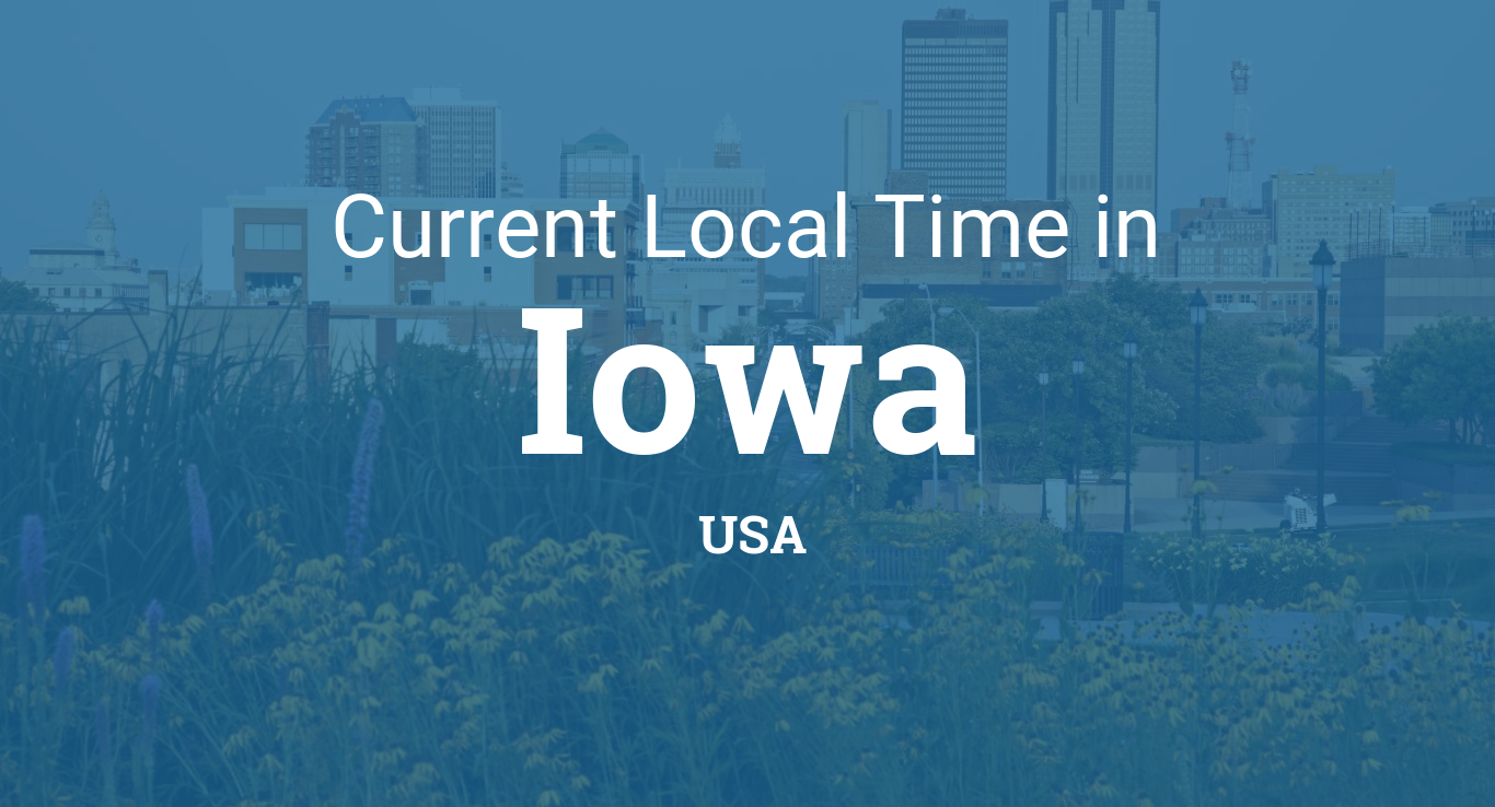 time iowa usa