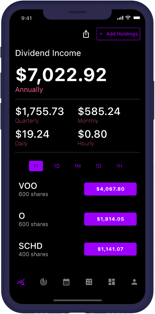 dividend tracker app