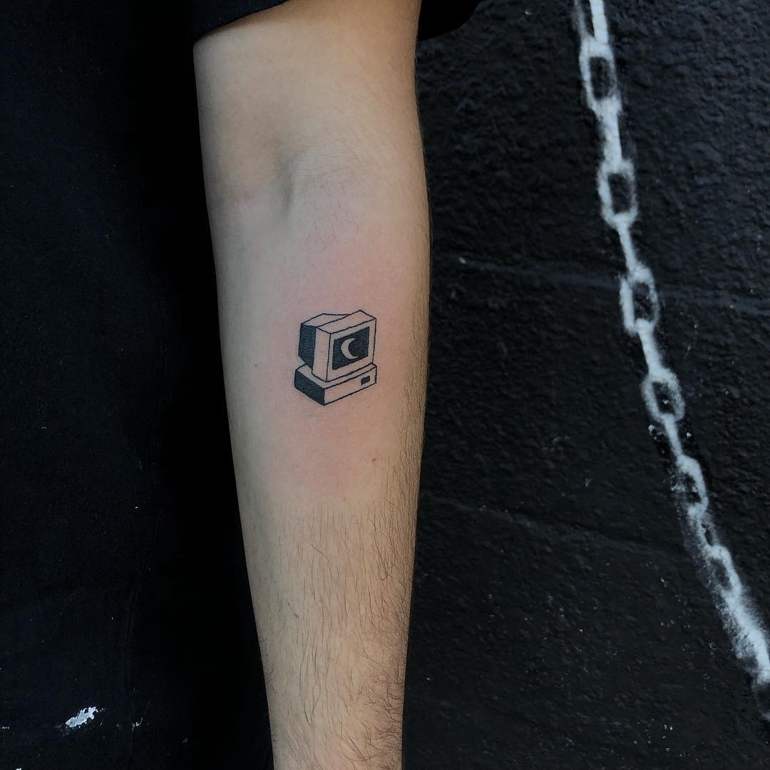 computer tattoo