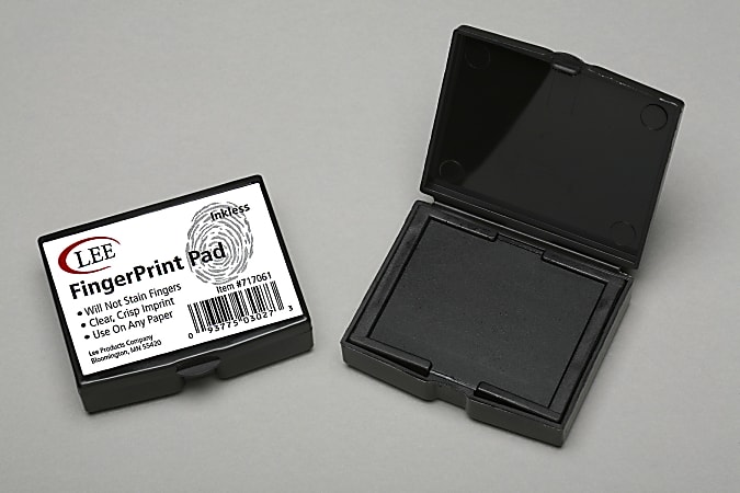 fingerprint ink pad