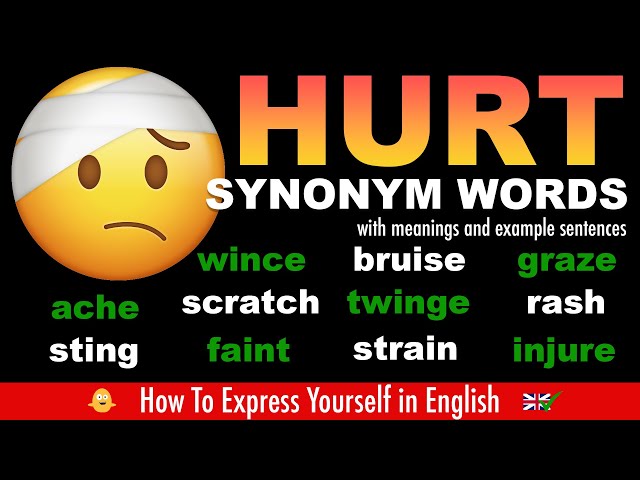 synonyms for hurting