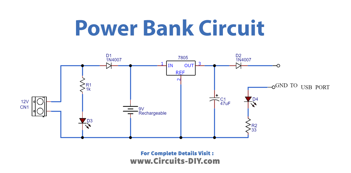 power bank schematic circuit diagram