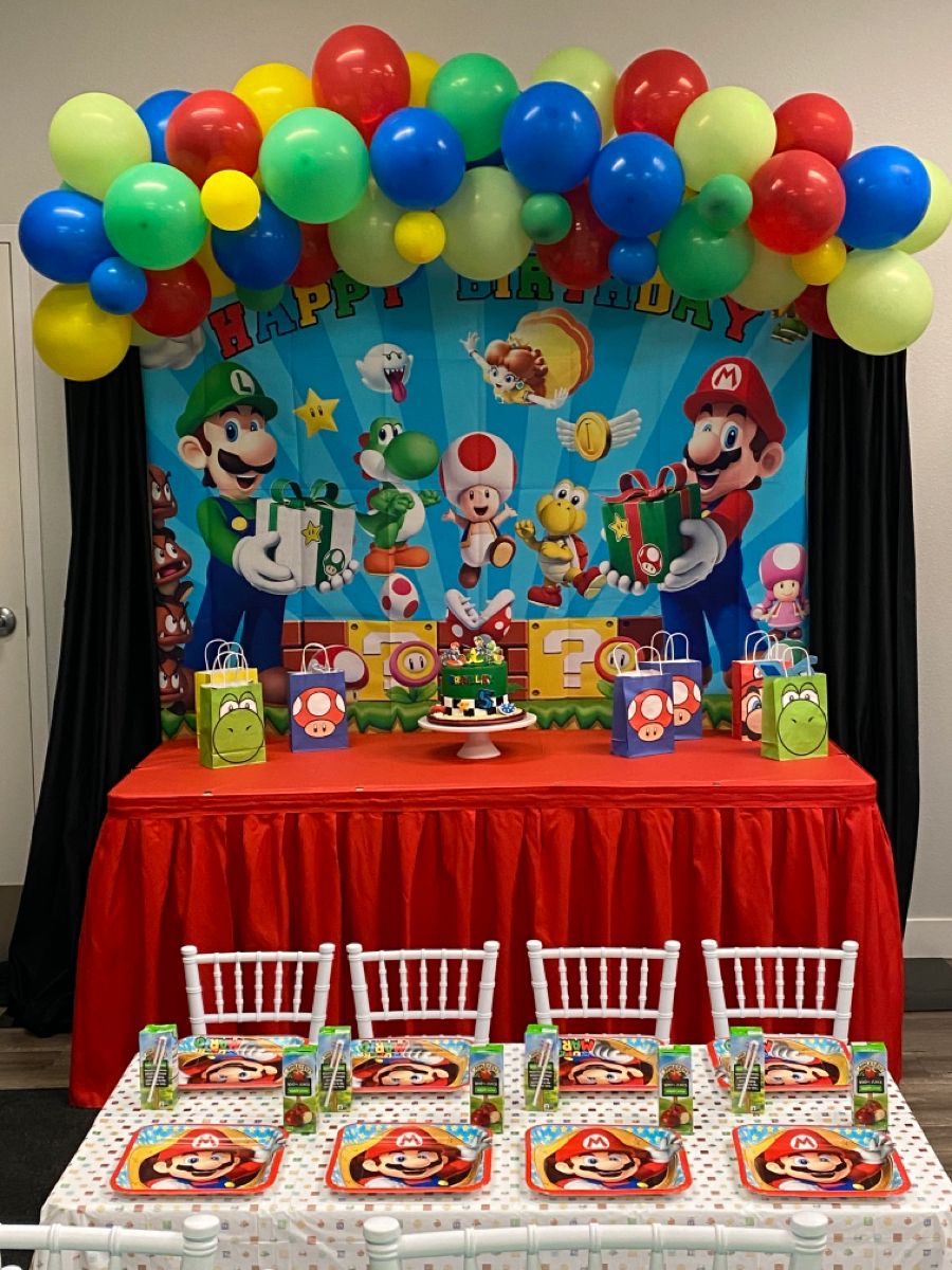 super mario brothers party decorations