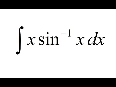 integrate x sin inverse x