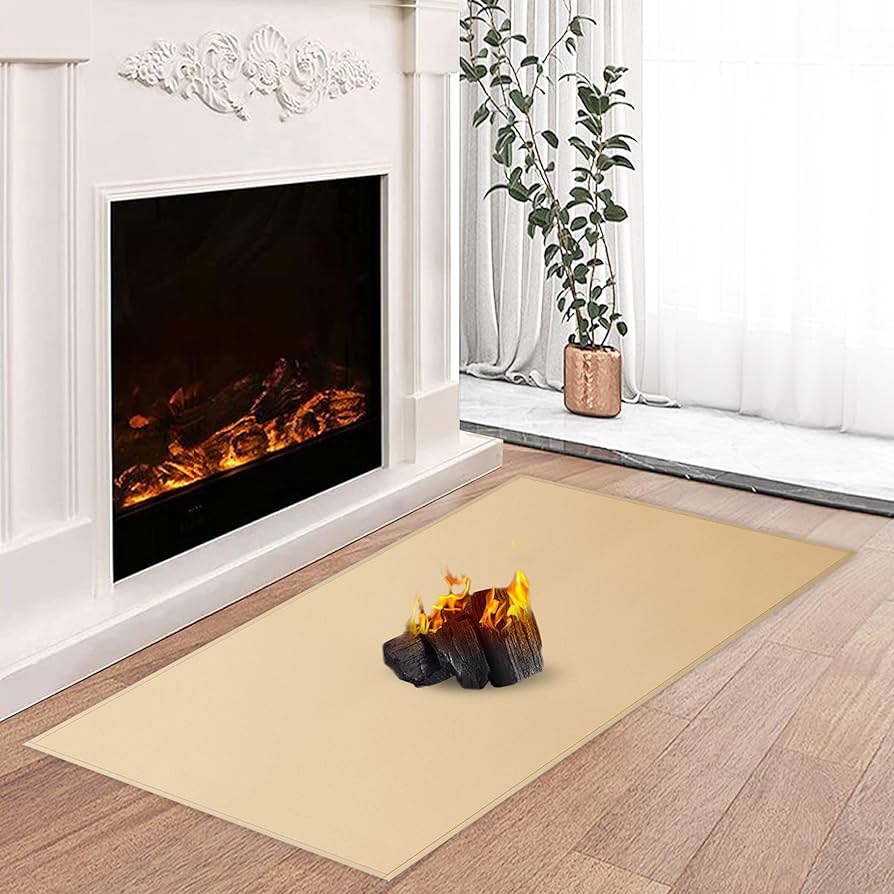 fireproof mat for fireplace