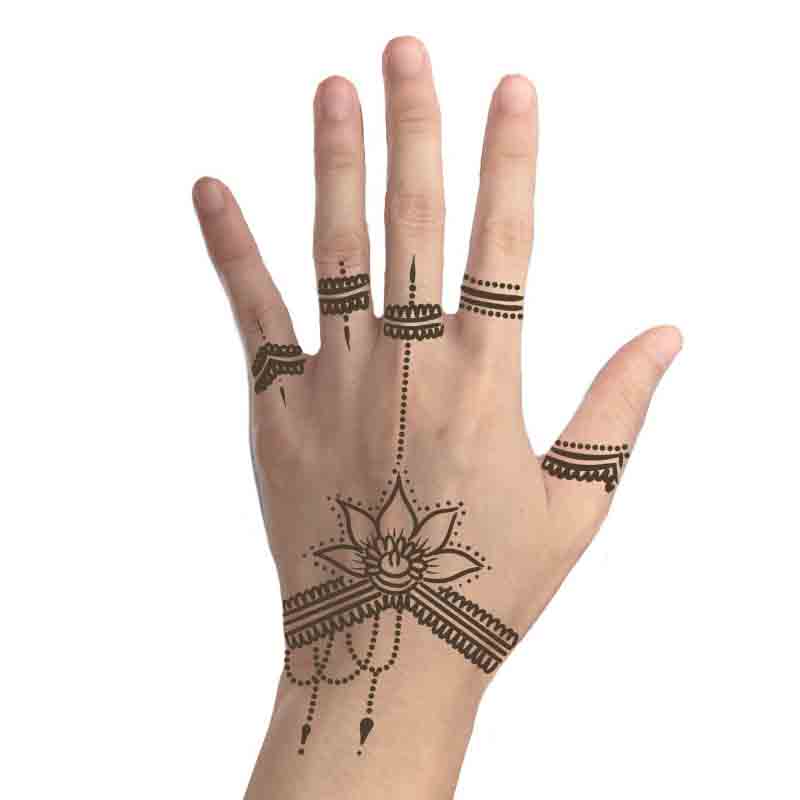 very simple henna designs