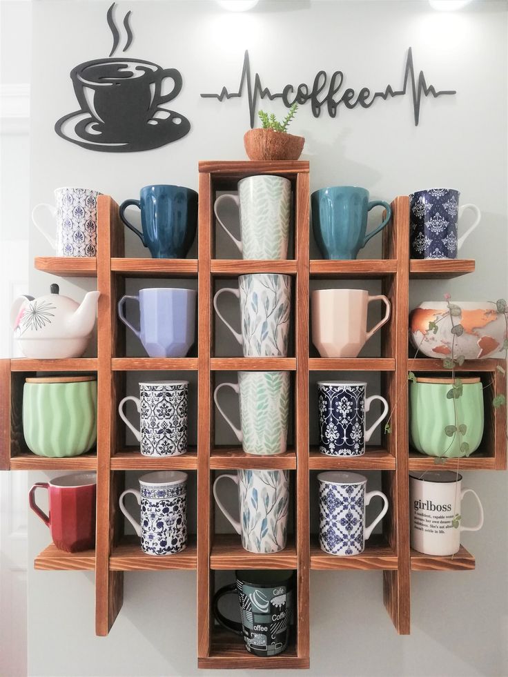 coffee mug shelf