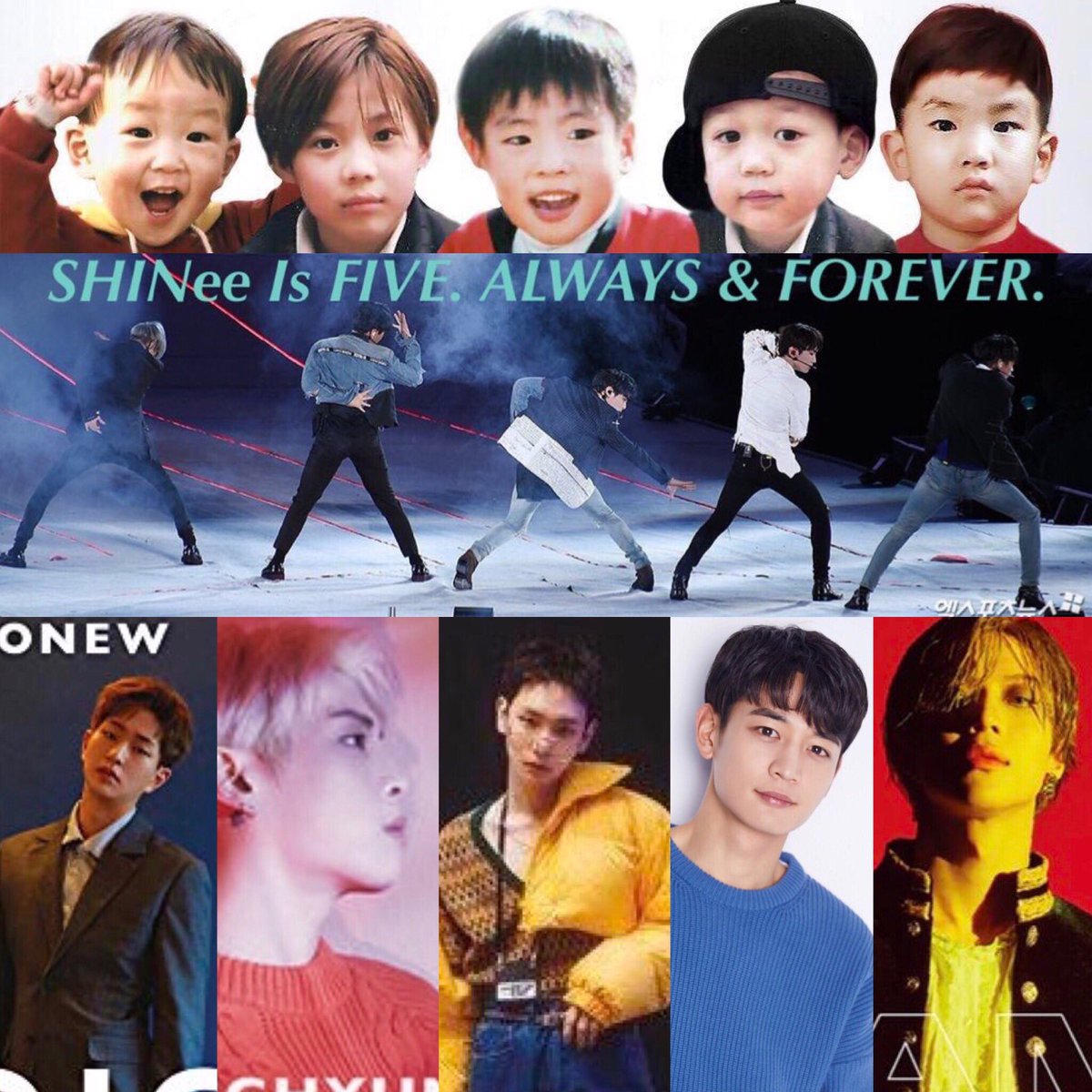 shinee before and after