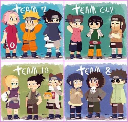 naruto teams