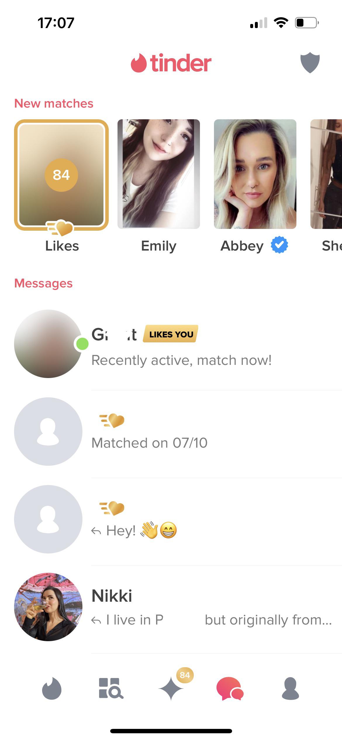 matches on tinder disappear