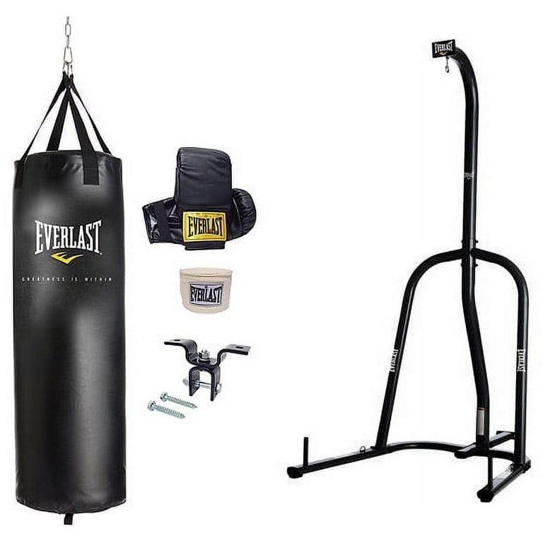 everlast punching bag and stand