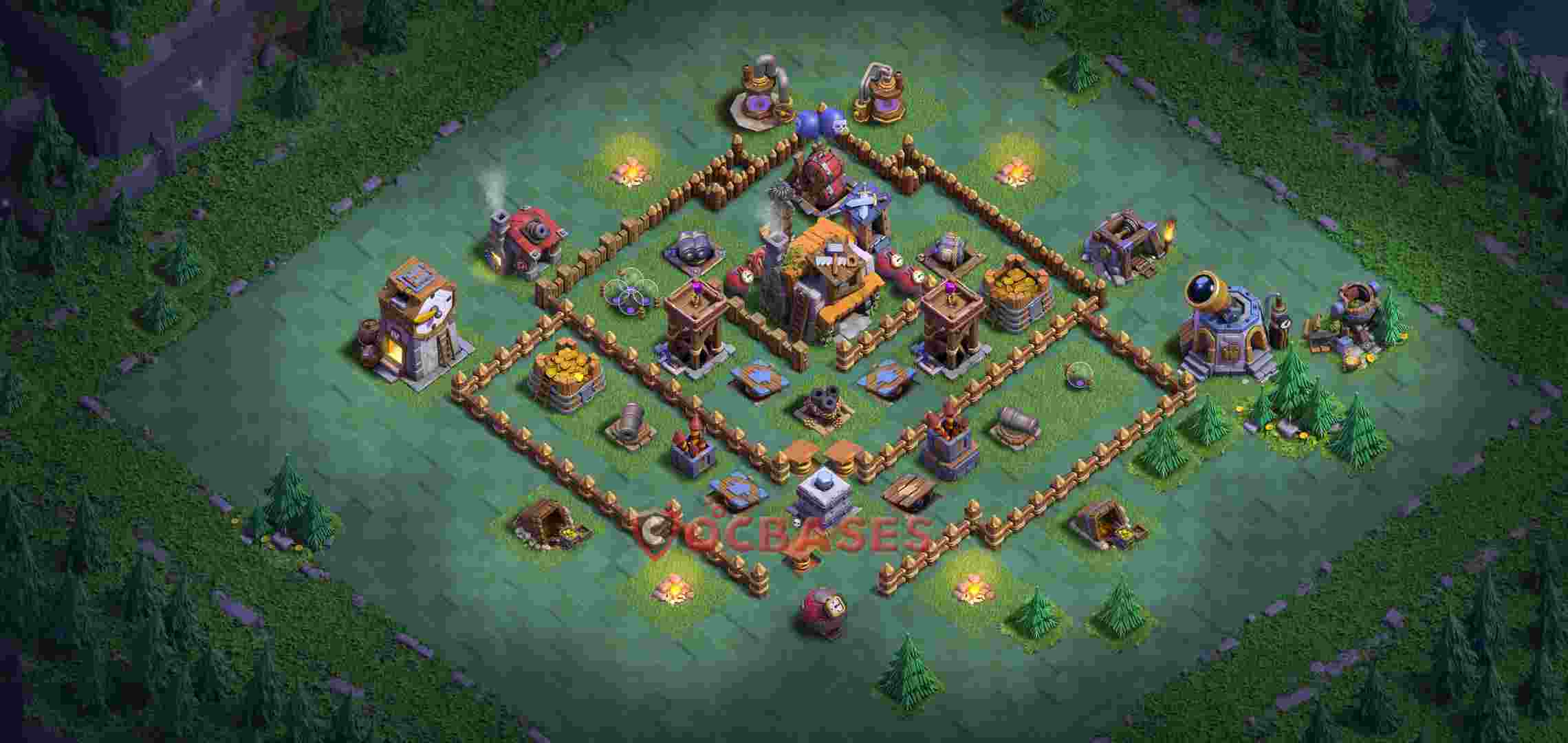 clash of clans town hall 5 builder base