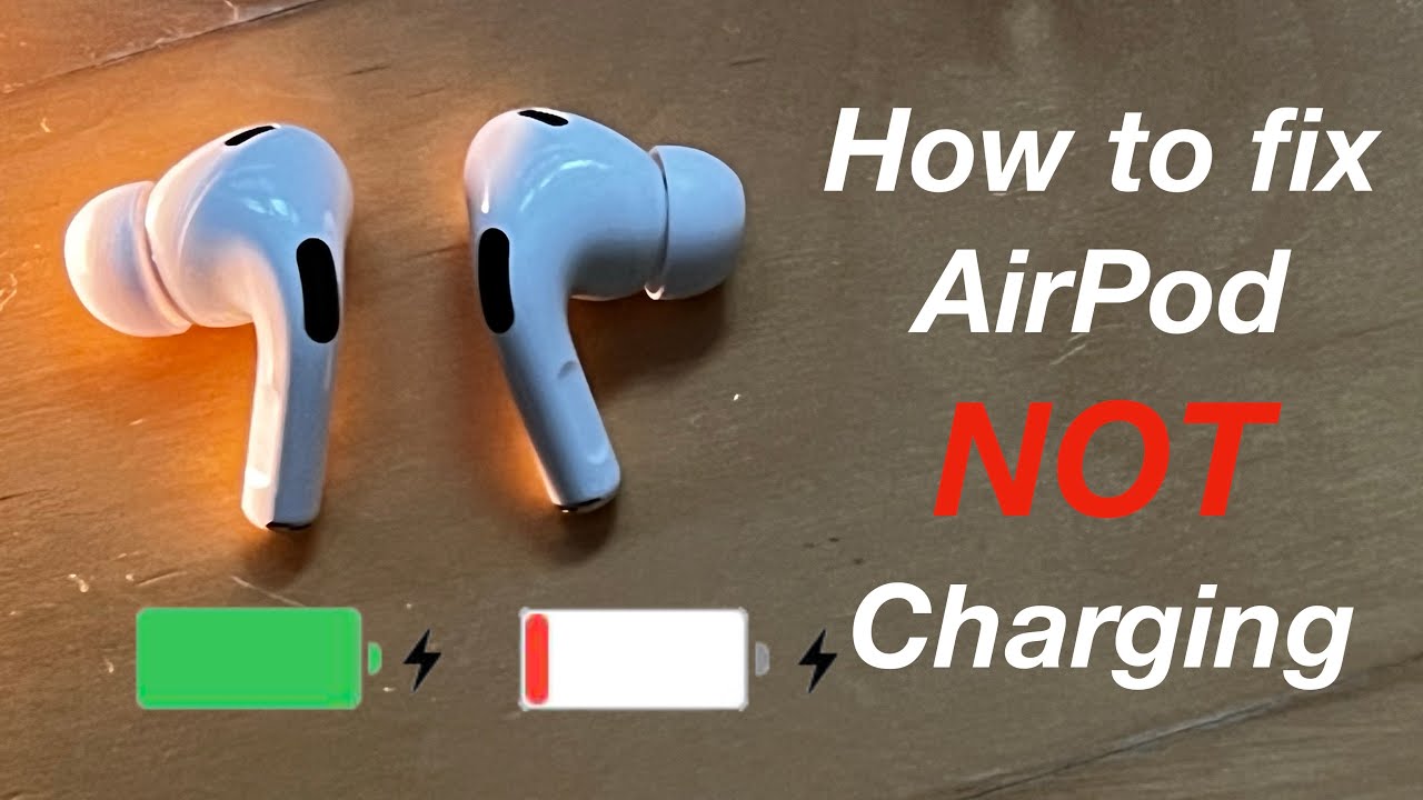 one airpod not charged