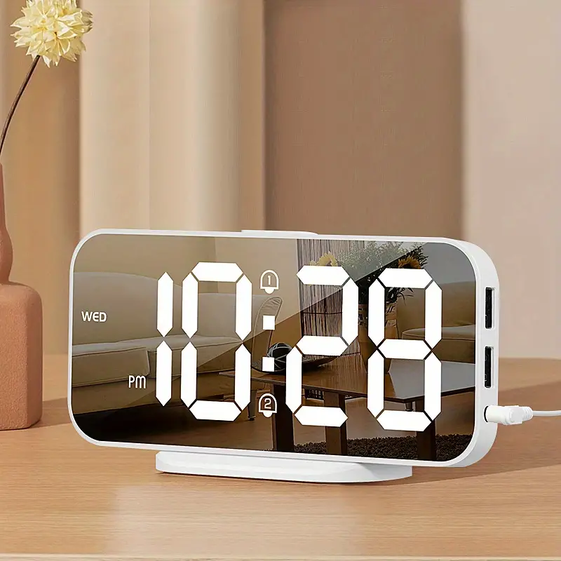 modern digital alarm clock