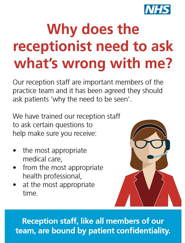 gp surgery receptionist jobs