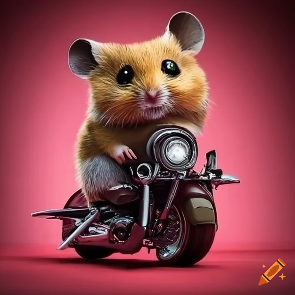 hamster motorcycle