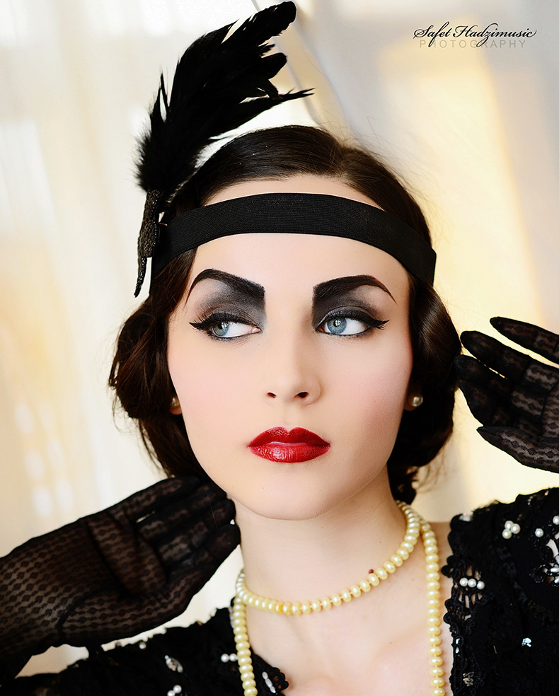 1920s flapper makeup