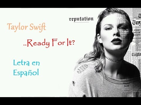 ready for it letra español