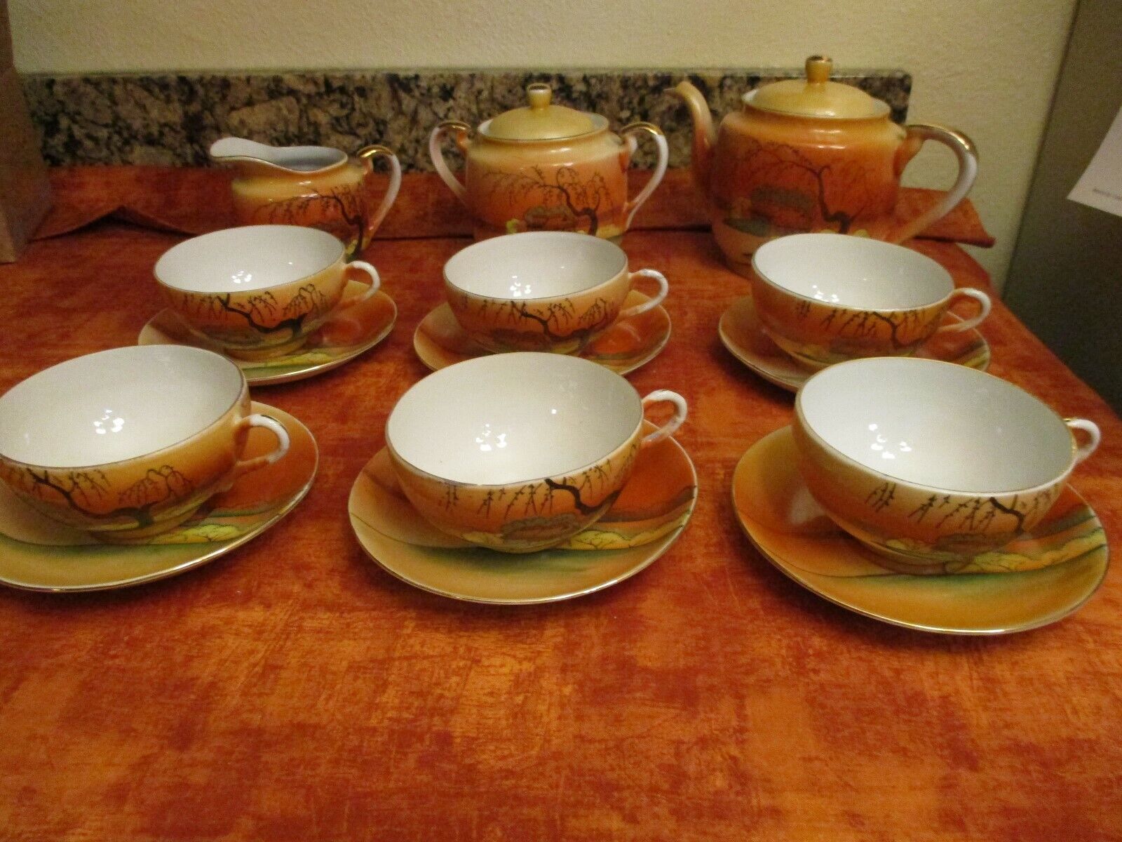 1930s japanese tea set