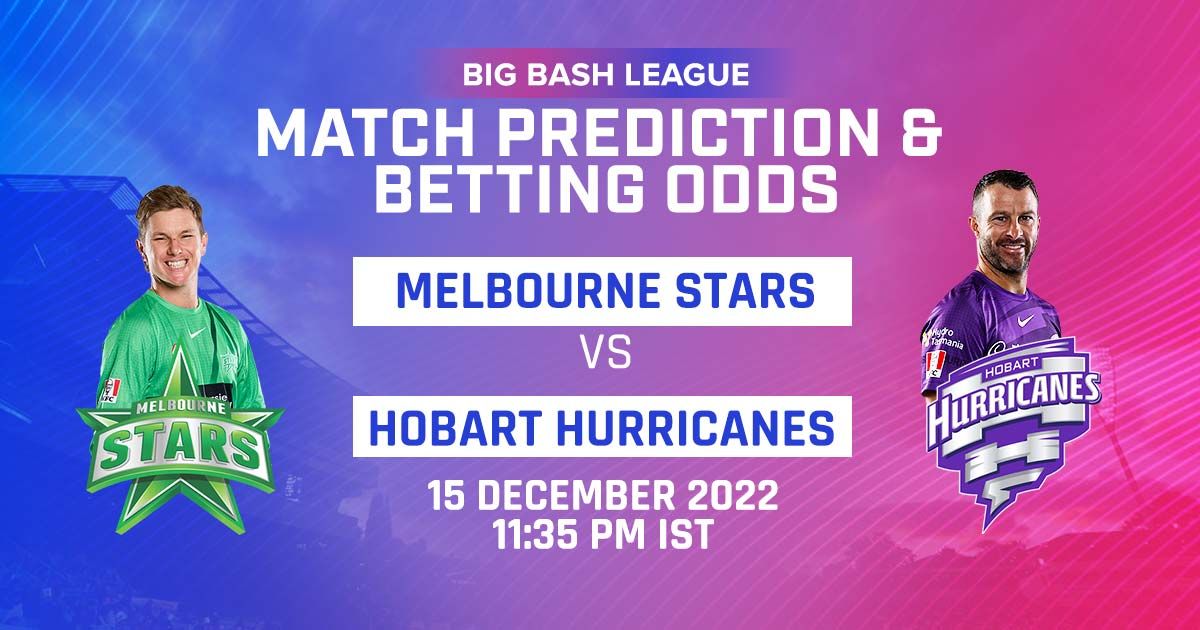 hobart hurricanes vs melbourne stars timeline