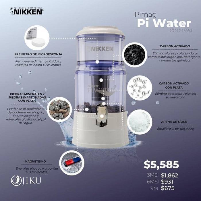 pi water nikken precio