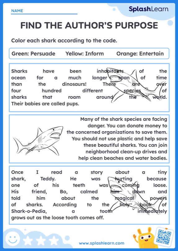 authors purpose worksheet 4