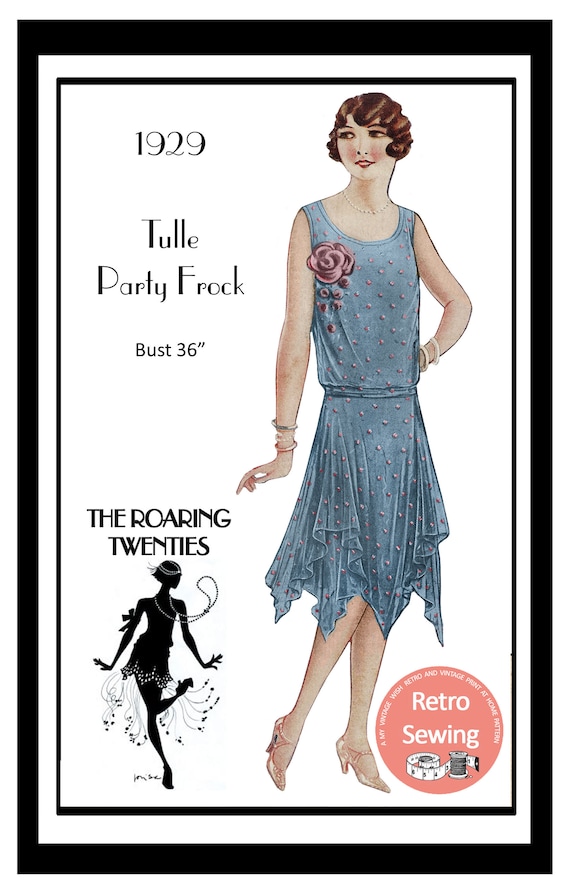 1920s dress sewing pattern