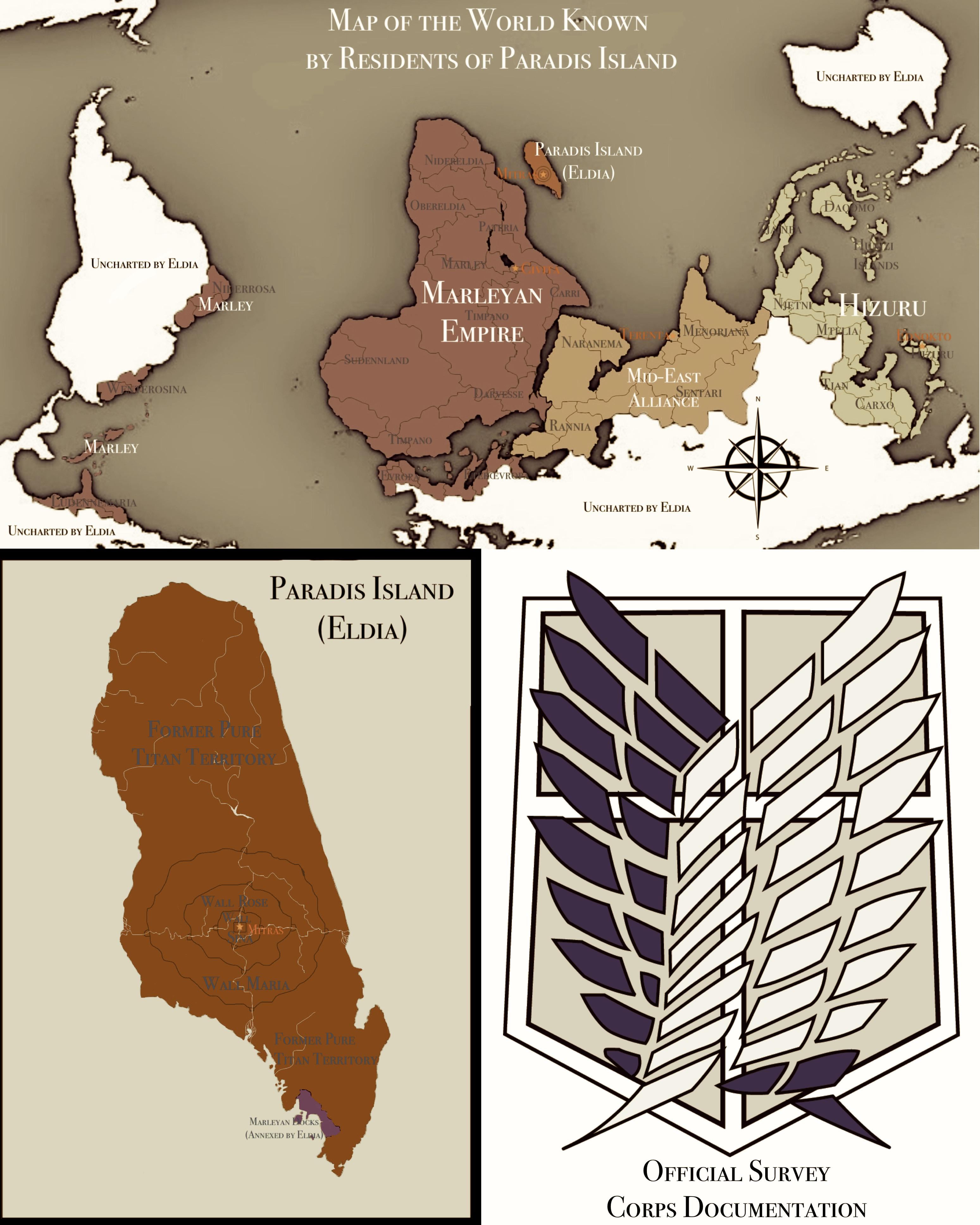 map of attack on titan