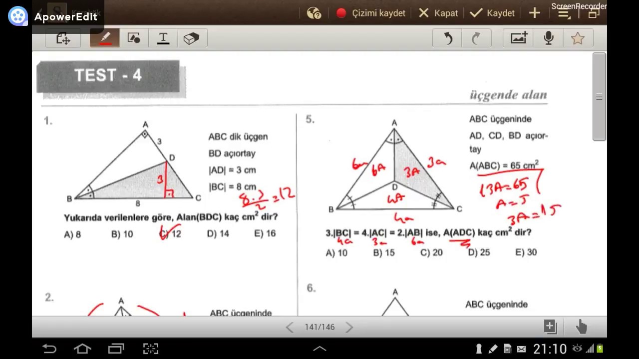 karekök lys geometri çözümleri