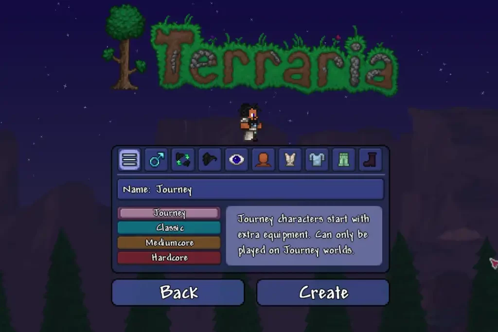 terraria journey mode