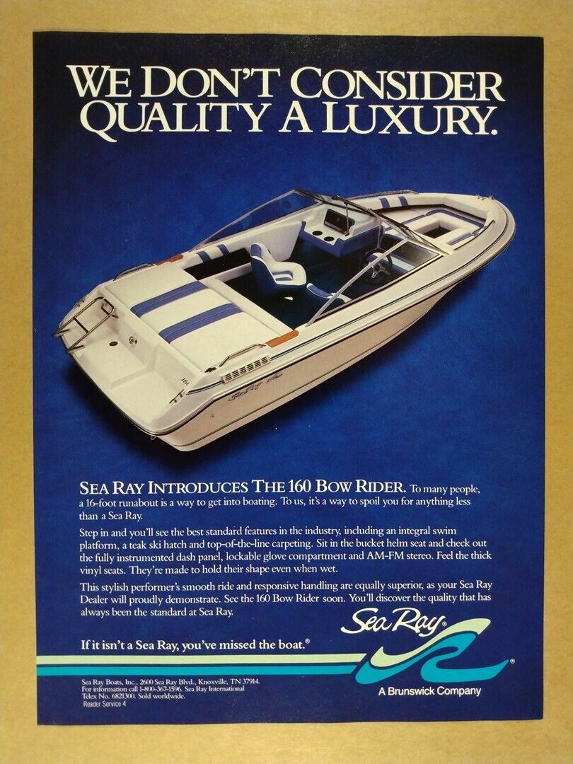 1989 sea ray 160